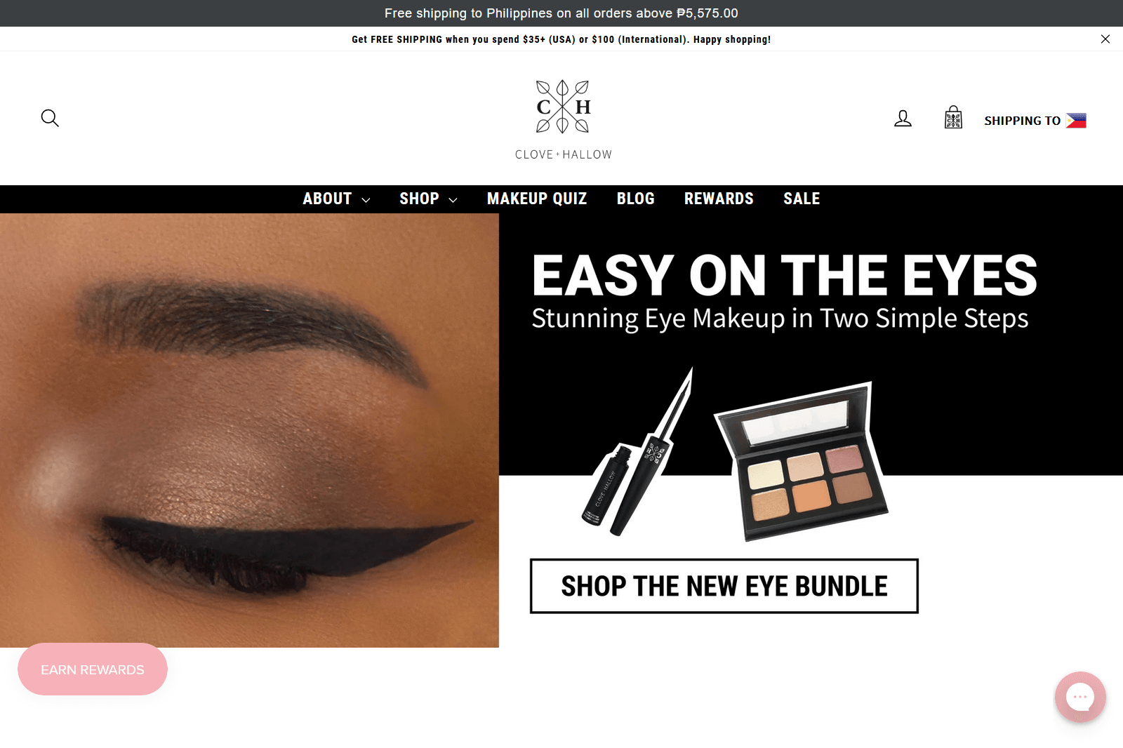 Clove & Hallow storefront screenshot